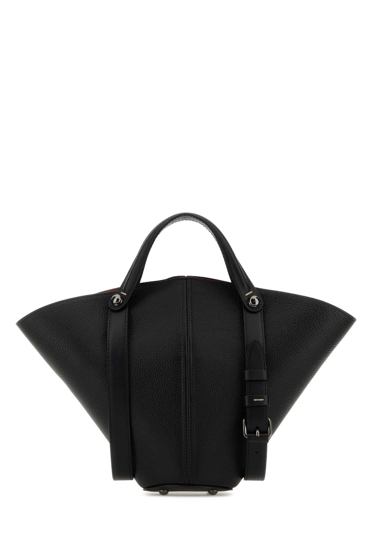 MAISON MARGIELA Maison Margiela Women Black Leather Bucket Bag