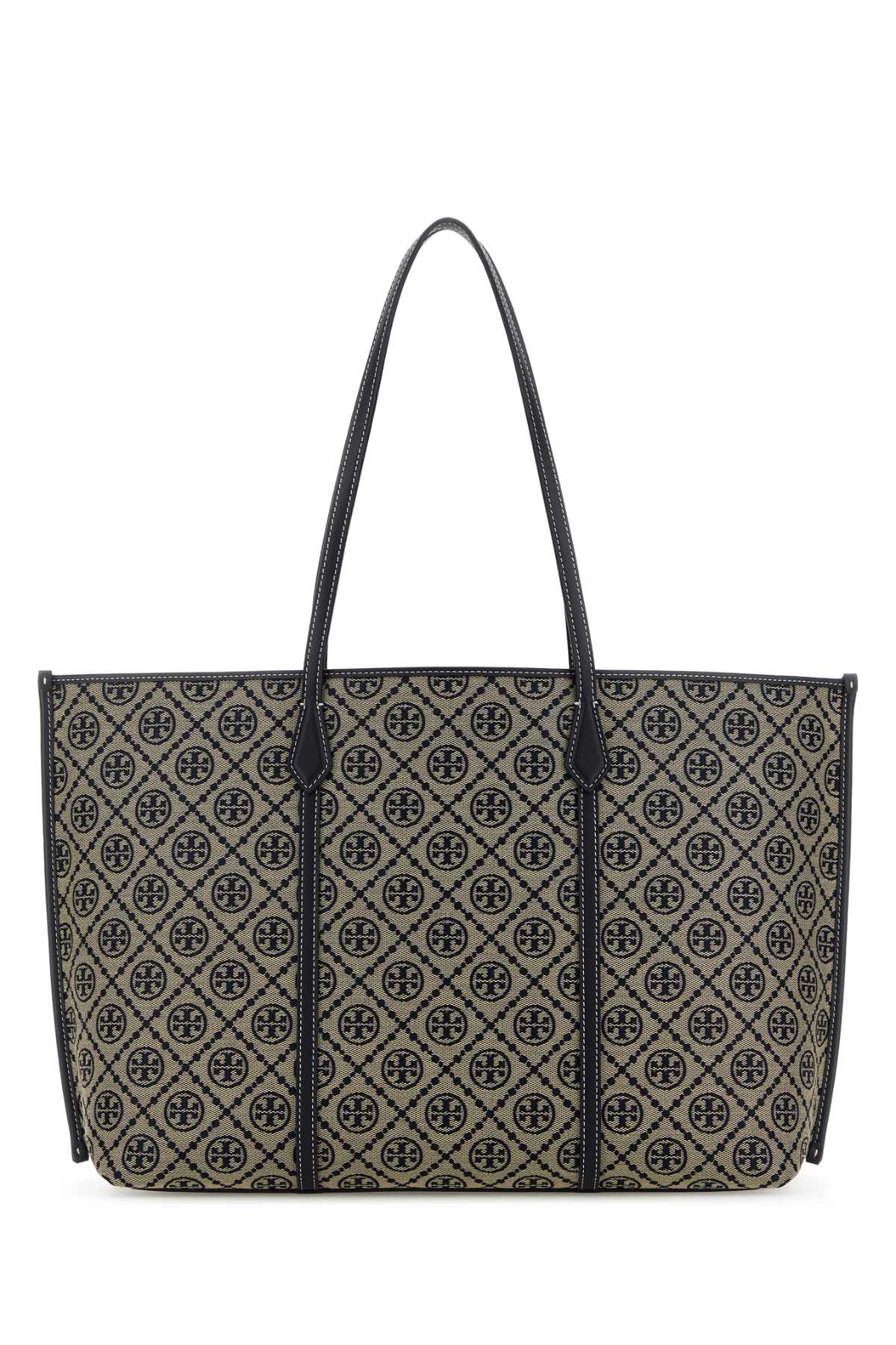 TORY BURCH Tory Burch Women Embroidered Canvas Shopping Bag