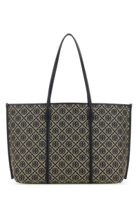 TORY BURCH Tory Burch Women Embroidered Canvas Shopping Bag