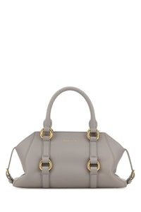 Alexander Mcqueen Women Grey Leather Small Farringdon Handbag