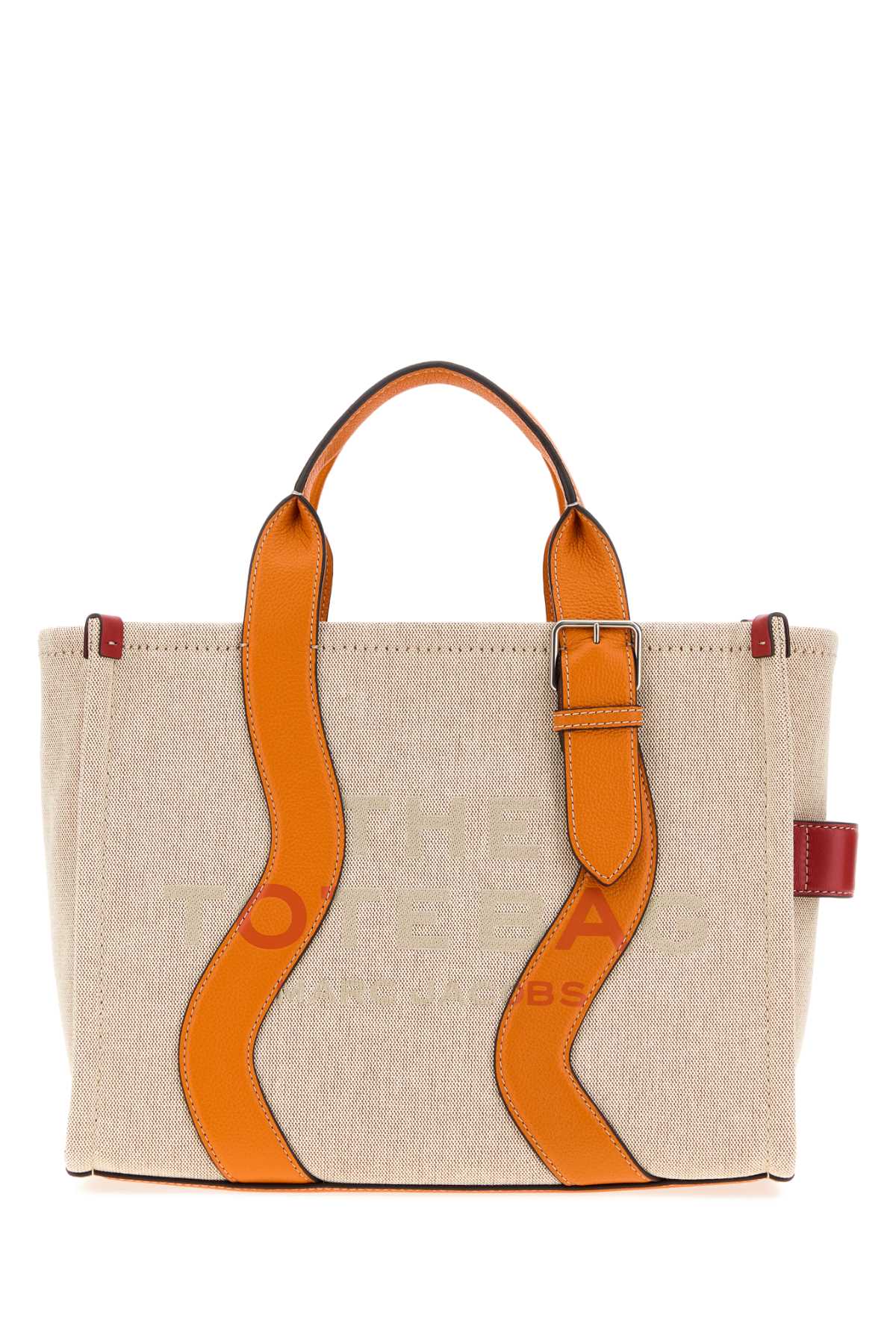 MARC JACOBS Marc Jacobs Women Beige Canvas Shopping The Tote Bag Shopping Bag