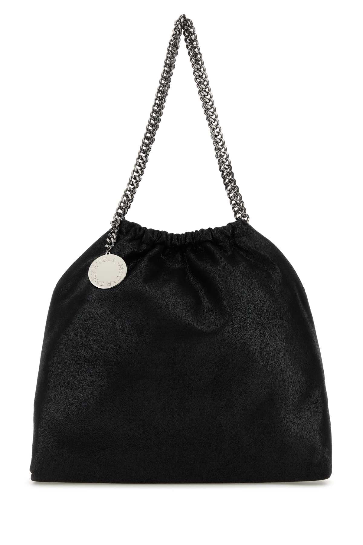 STELLA McCARTNEY Stella Mccartney Women Black Shaggy Deer Medium Falabella Shoulder Bag
