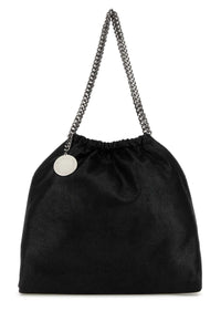 STELLA McCARTNEY Stella Mccartney Women Black Shaggy Deer Medium Falabella Shoulder Bag