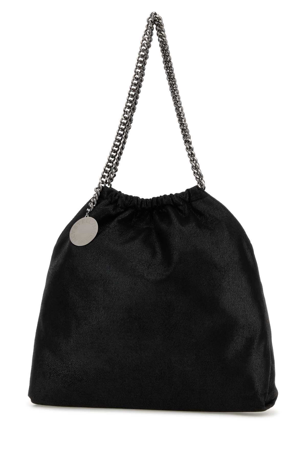 STELLA McCARTNEY Stella Mccartney Women Black Shaggy Deer Medium Falabella Shoulder Bag