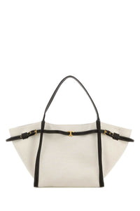 TOD'S Tod's Women White Canvas Medium Shopping Bag