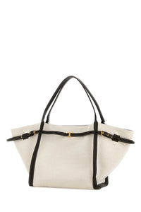 TOD'S Tod's Women White Canvas Medium Shopping Bag