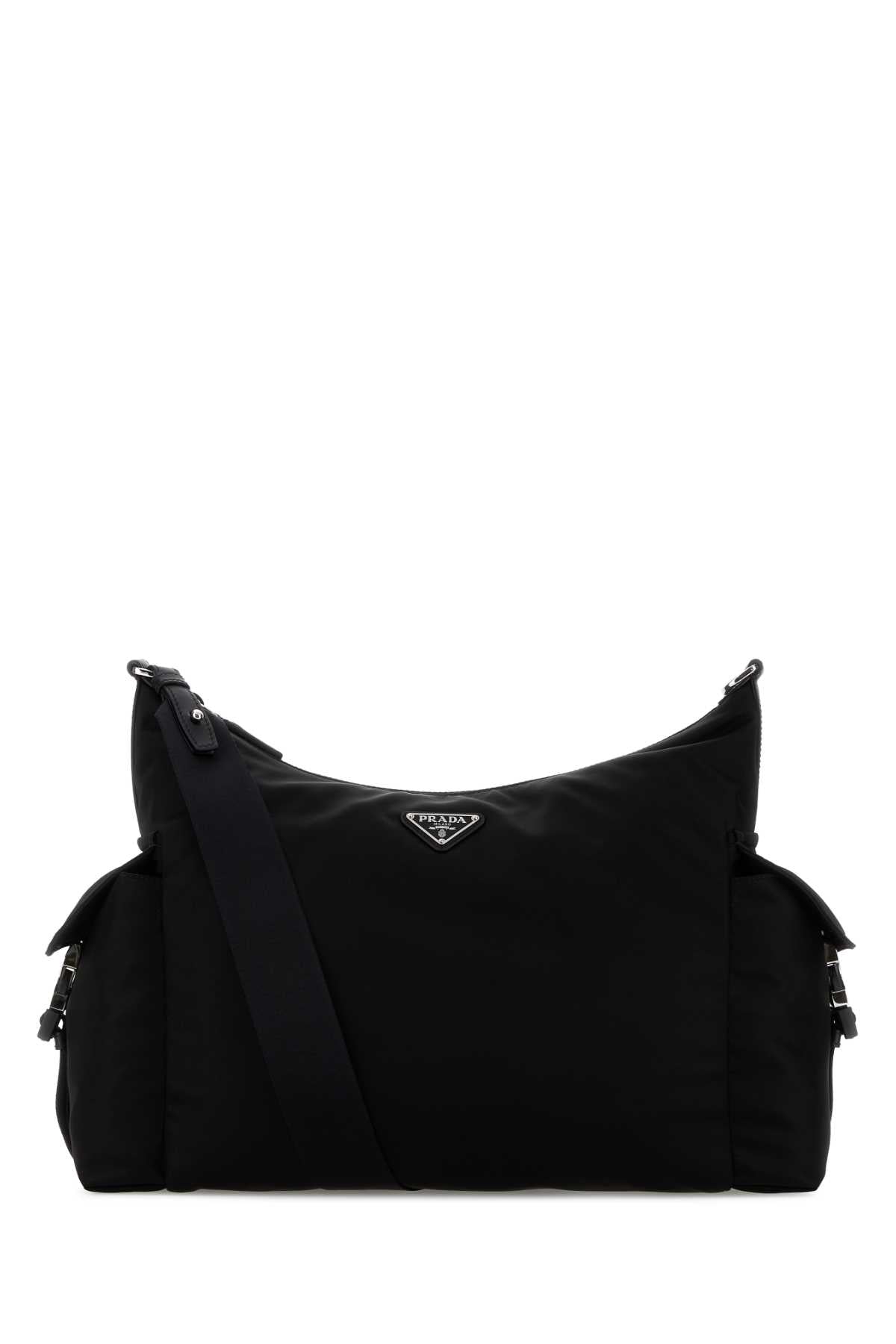 Prada Men Black Re-Nylon Prada Explore Shopping Bag
