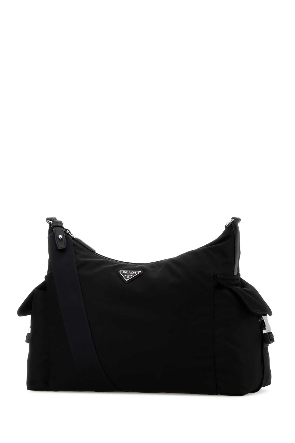 Prada Men Black Re-Nylon Prada Explore Shopping Bag