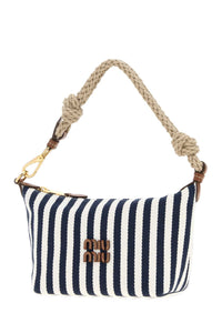 MIU MIU Miu Miu Women Embroidered Canvas Shoulder Bag