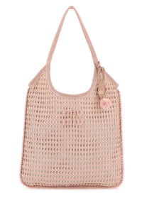 MIU MIU Miu Miu Women Pink Crochet Ivy Shopping Bag