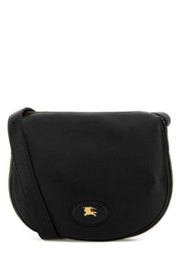 Burberry Women Black Leather Tavistock Crossbody Bag