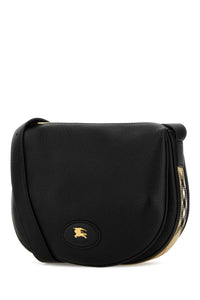 Burberry Women Black Leather Tavistock Crossbody Bag