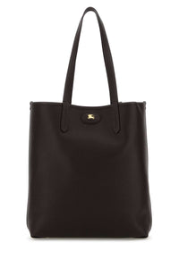 Burberry Men Dark Brown Leather Bloomsbury Shopping Bag