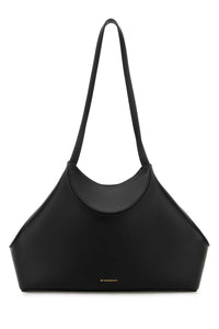 Givenchy Women Black Leather Small Facet Shoulder Bag