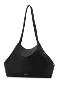 Givenchy Women Black Leather Small Facet Shoulder Bag