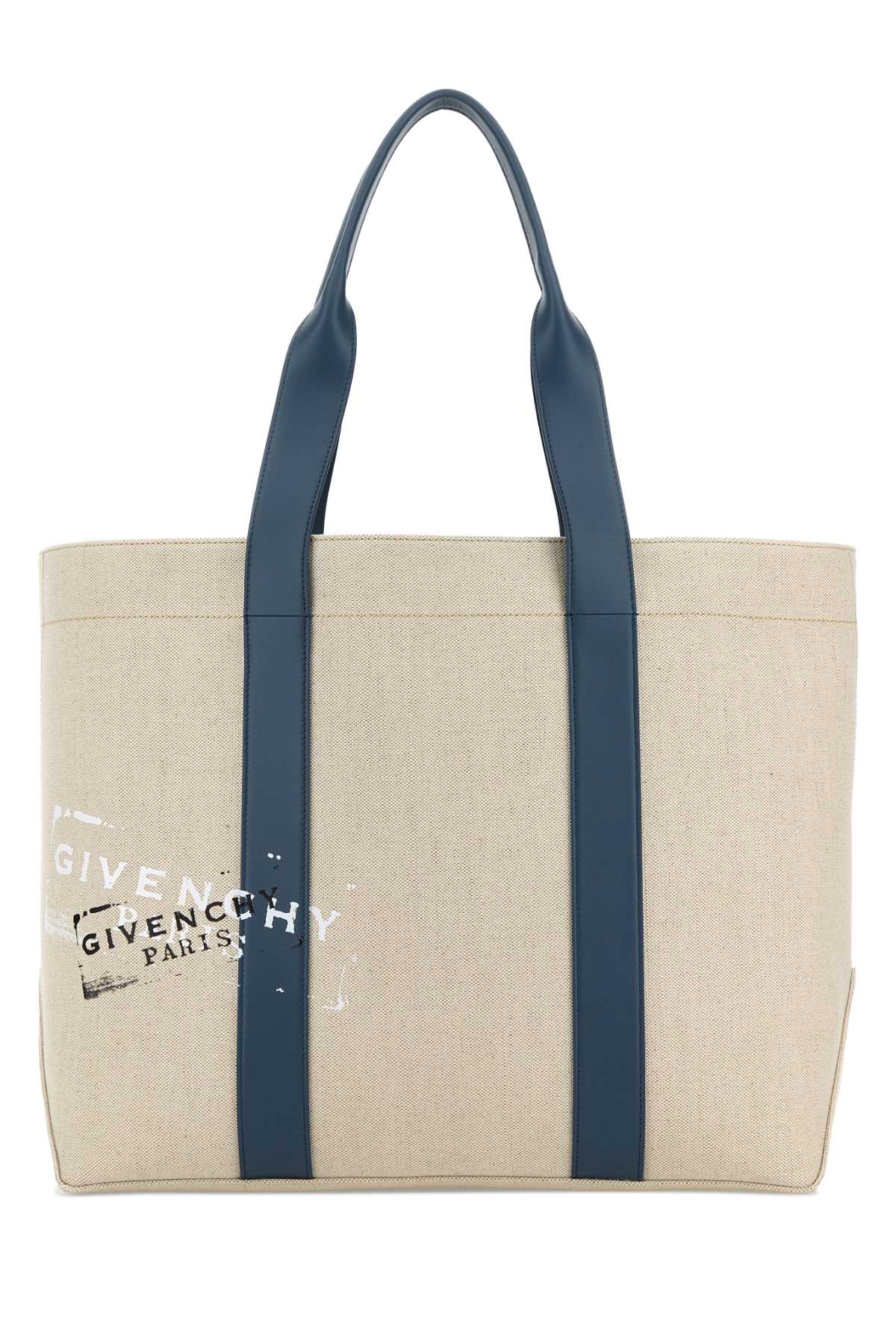 Givenchy Men Sand Canvas Shopping Bag
