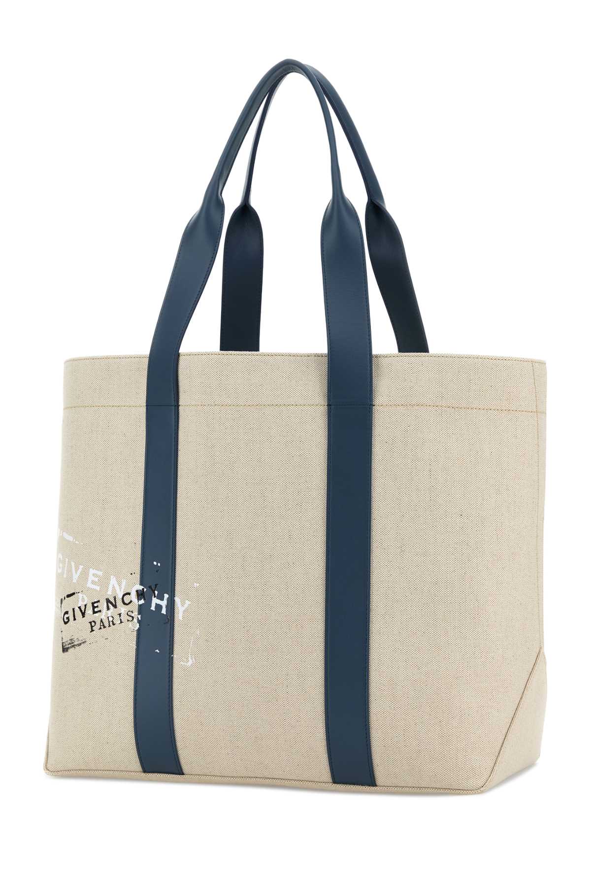 Givenchy Men Sand Canvas Shopping Bag