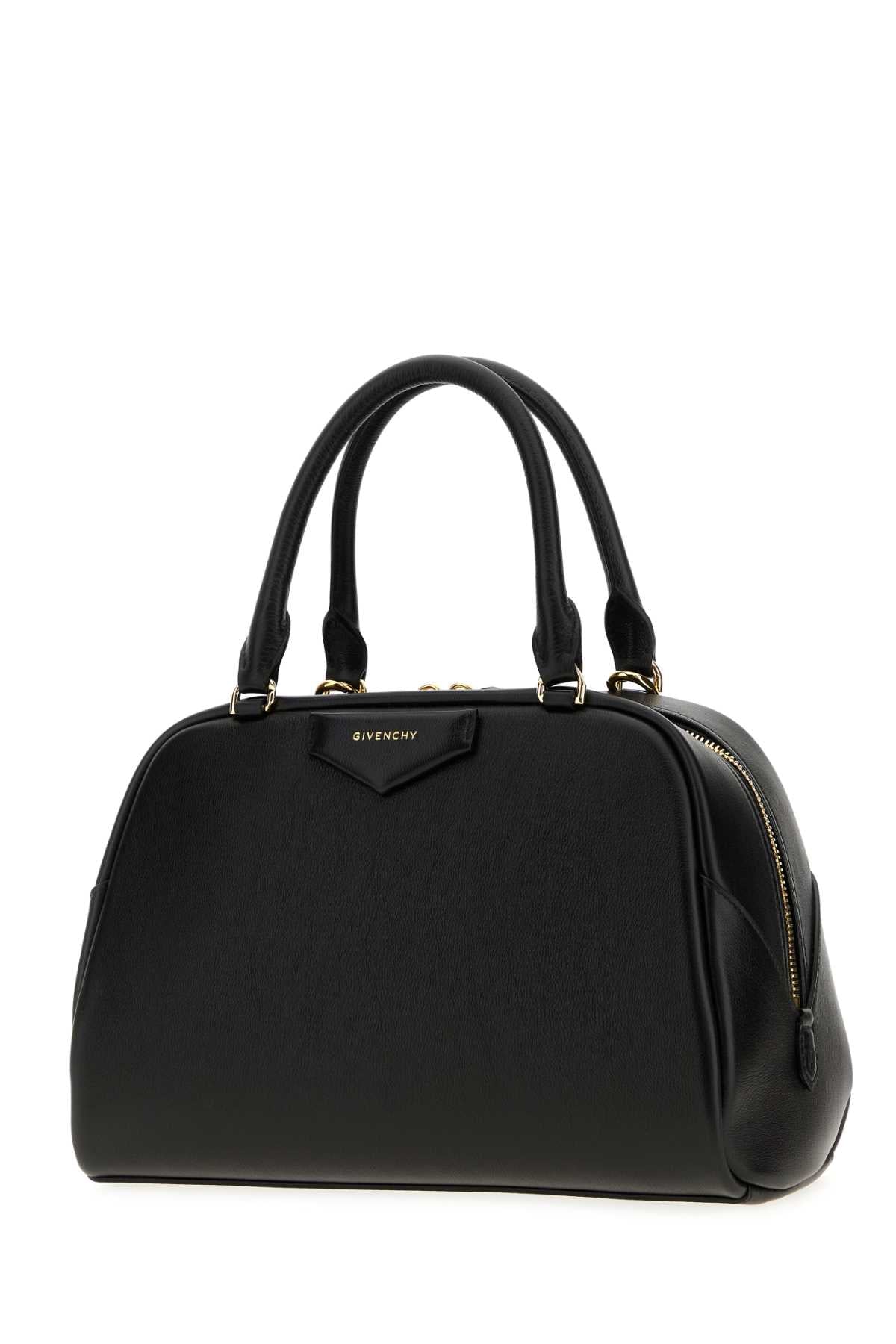Givenchy Women Black Leather Medium Antigona East-West Soft Handbag
