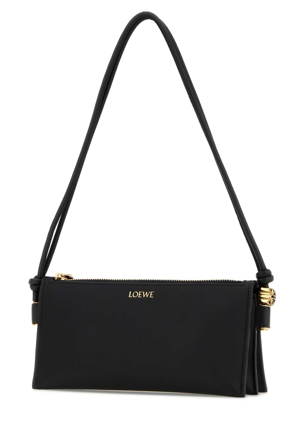 Loewe Women Black Leather Joya Shoulder Bag