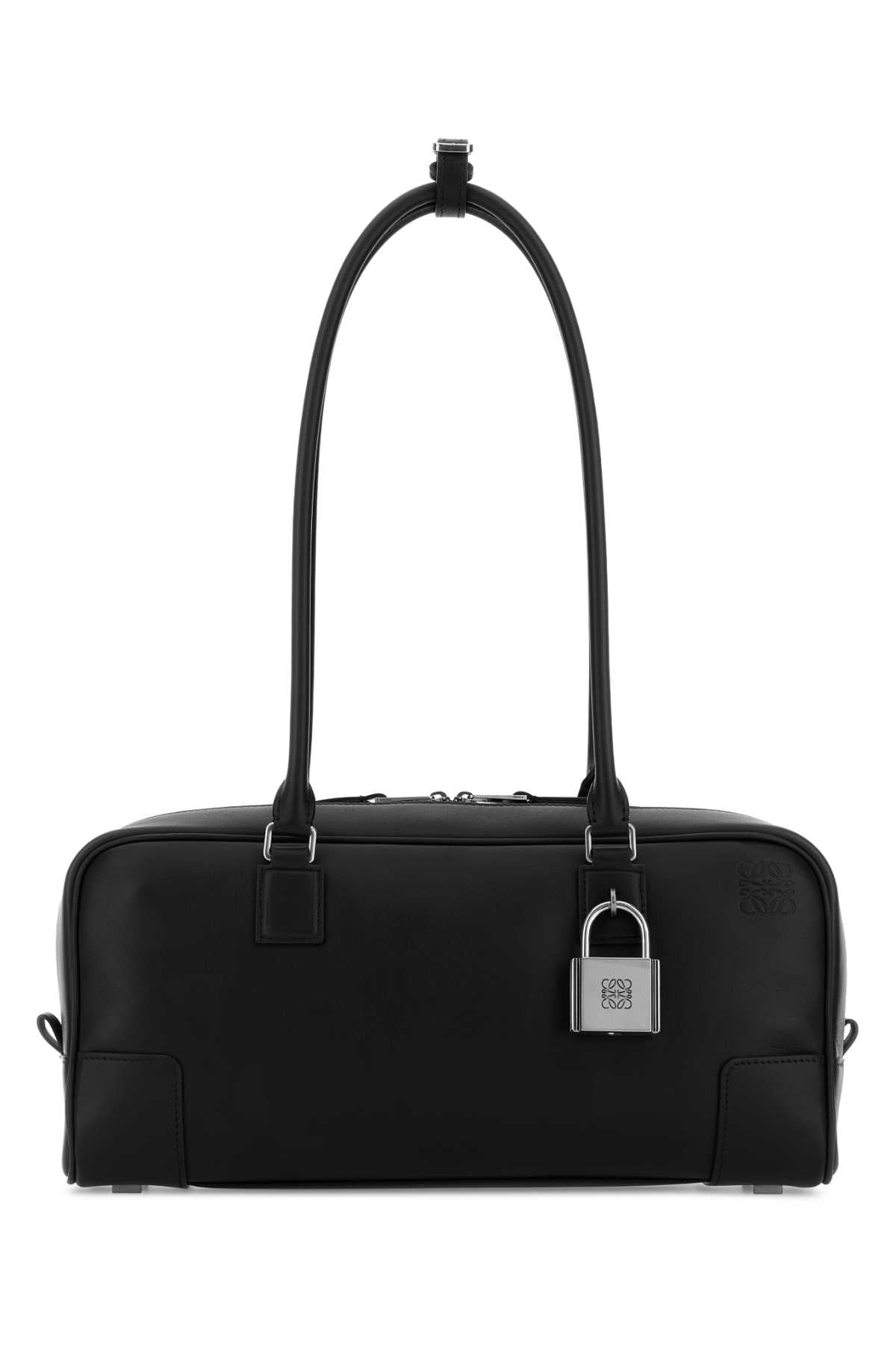Loewe Women Black Leather Amazona 31 Shoulder Bag