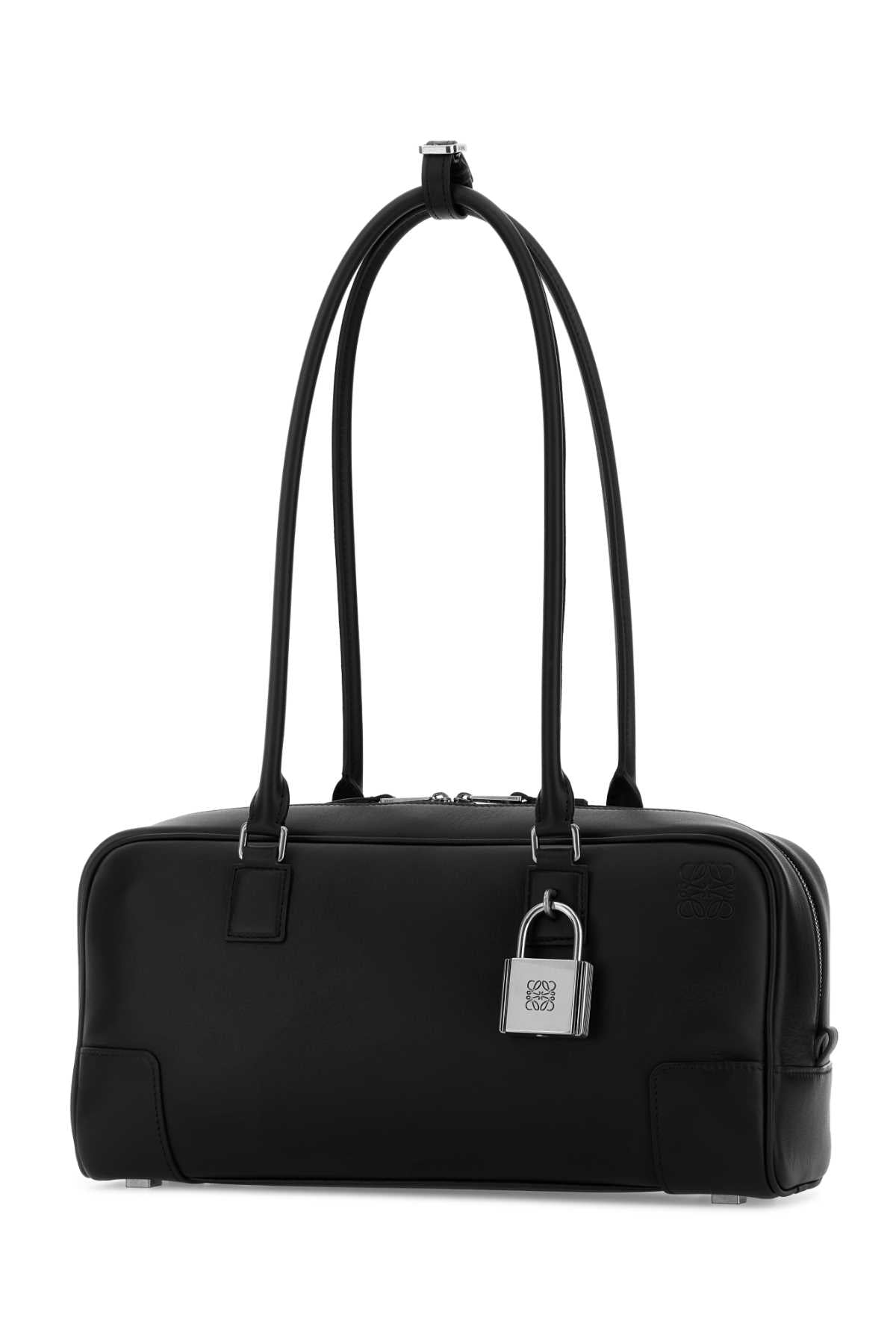 Loewe Women Black Leather Amazona 31 Shoulder Bag