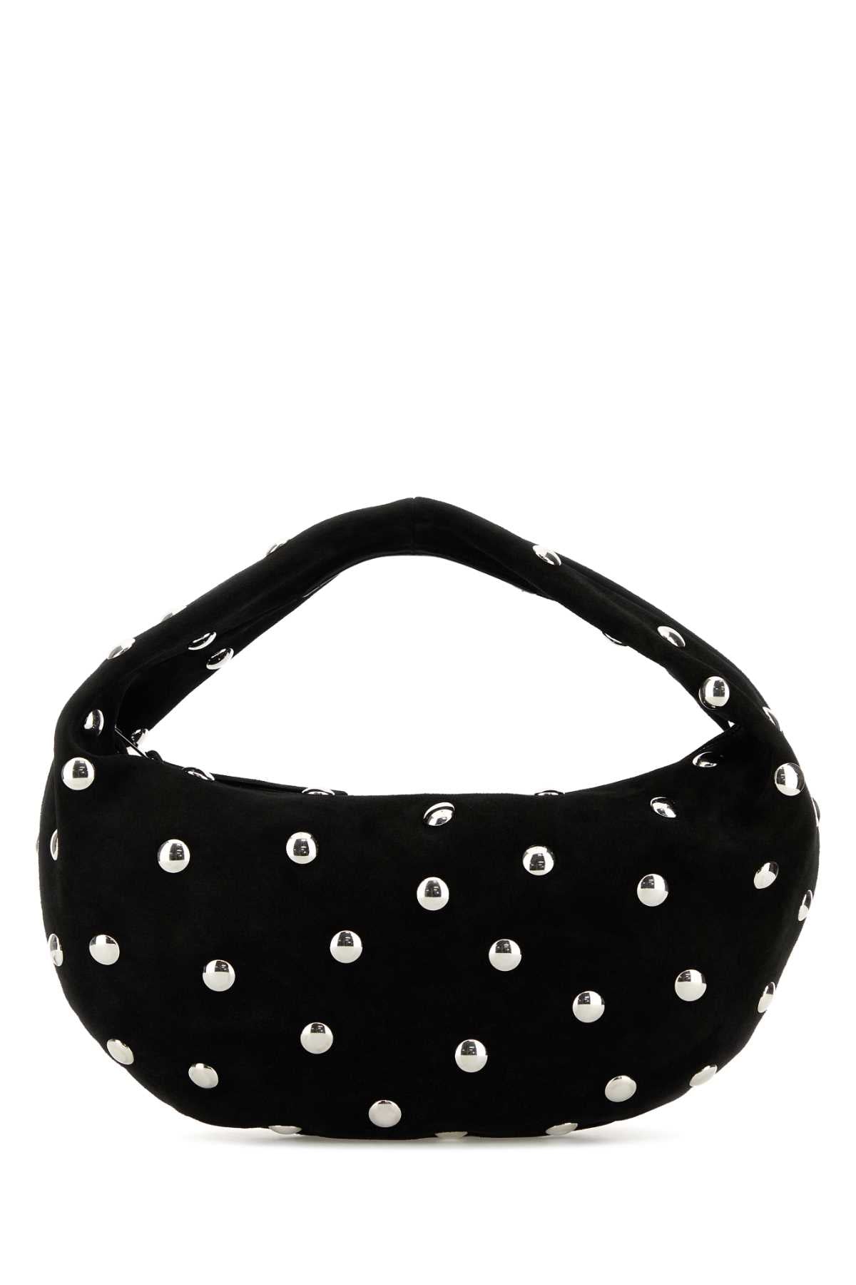 KHAITE Khaite Women Black Suede Medium Olivia Shoulder Bag