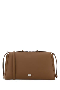 DOLCE & GABBANA Dolce & Gabbana Men Camel Leather Vittoria Handbag
