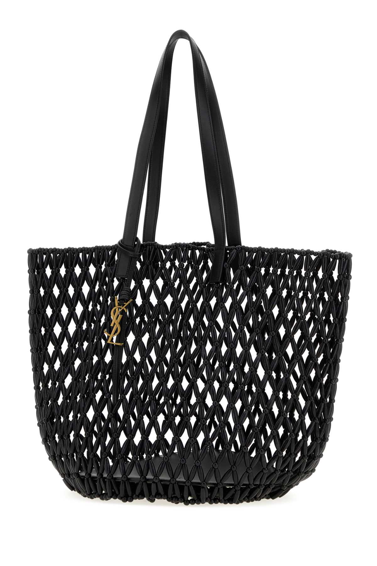 SAINT LAURENT Saint Laurent Women Black Beads Shopping Bag