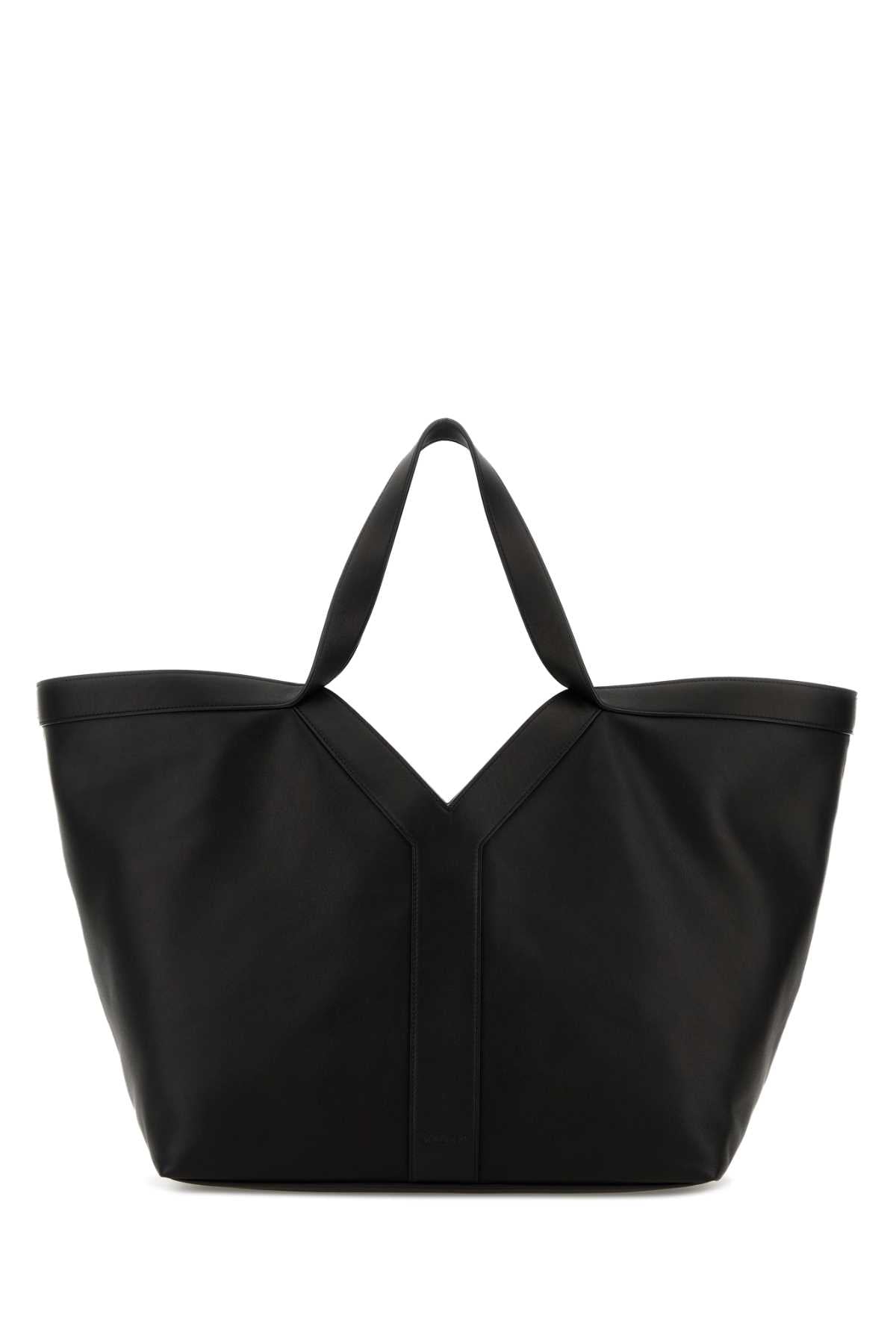 SAINT LAURENT Saint Laurent Women Black Leather Y Shopping Bag
