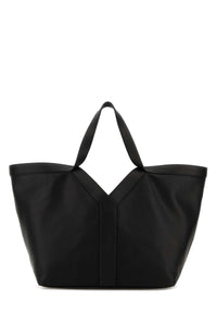 SAINT LAURENT Saint Laurent Women Black Leather Y Shopping Bag