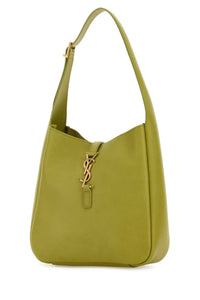SAINT LAURENT Saint Laurent Women Pistachio Green Leather Le 5 Ã¡ 7 Shoulder Bag