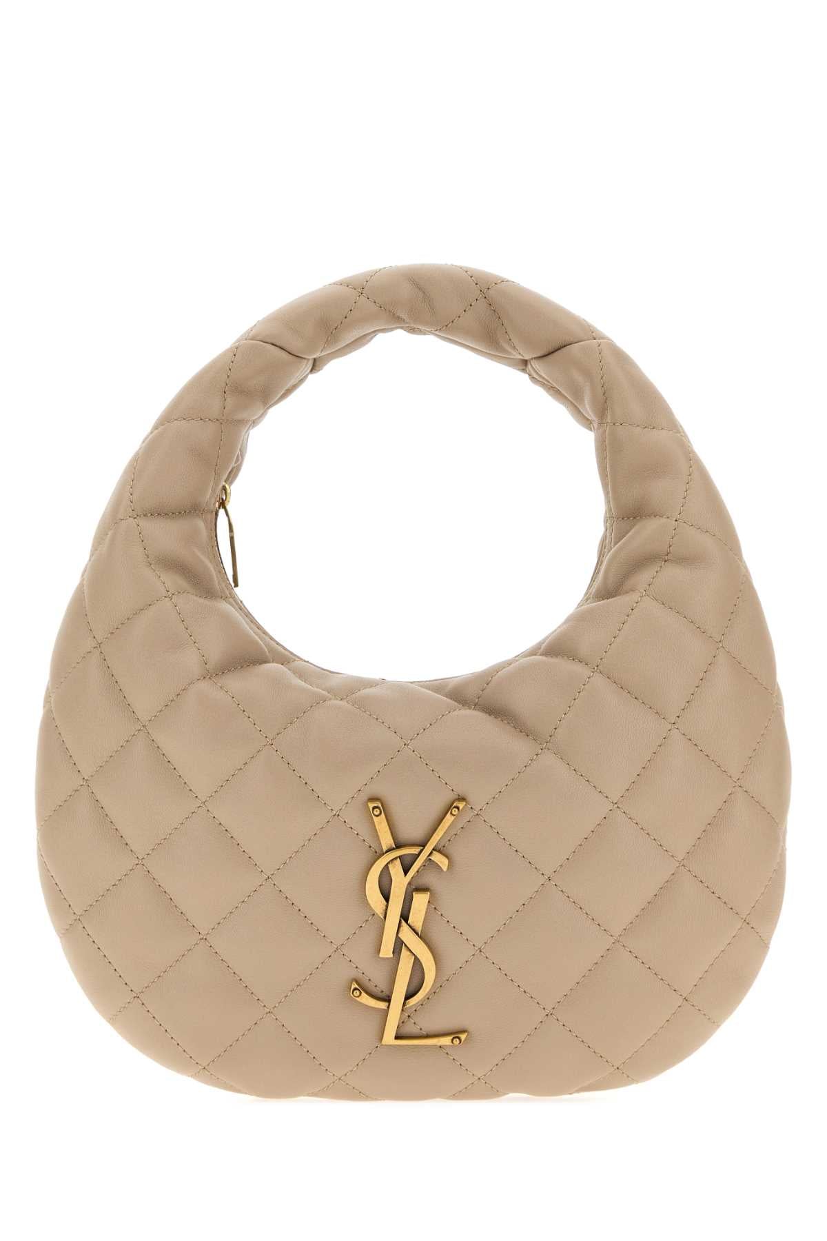 SAINT LAURENT Saint Laurent Women Sand Nappa Leather Icarino Shoulder Bag
