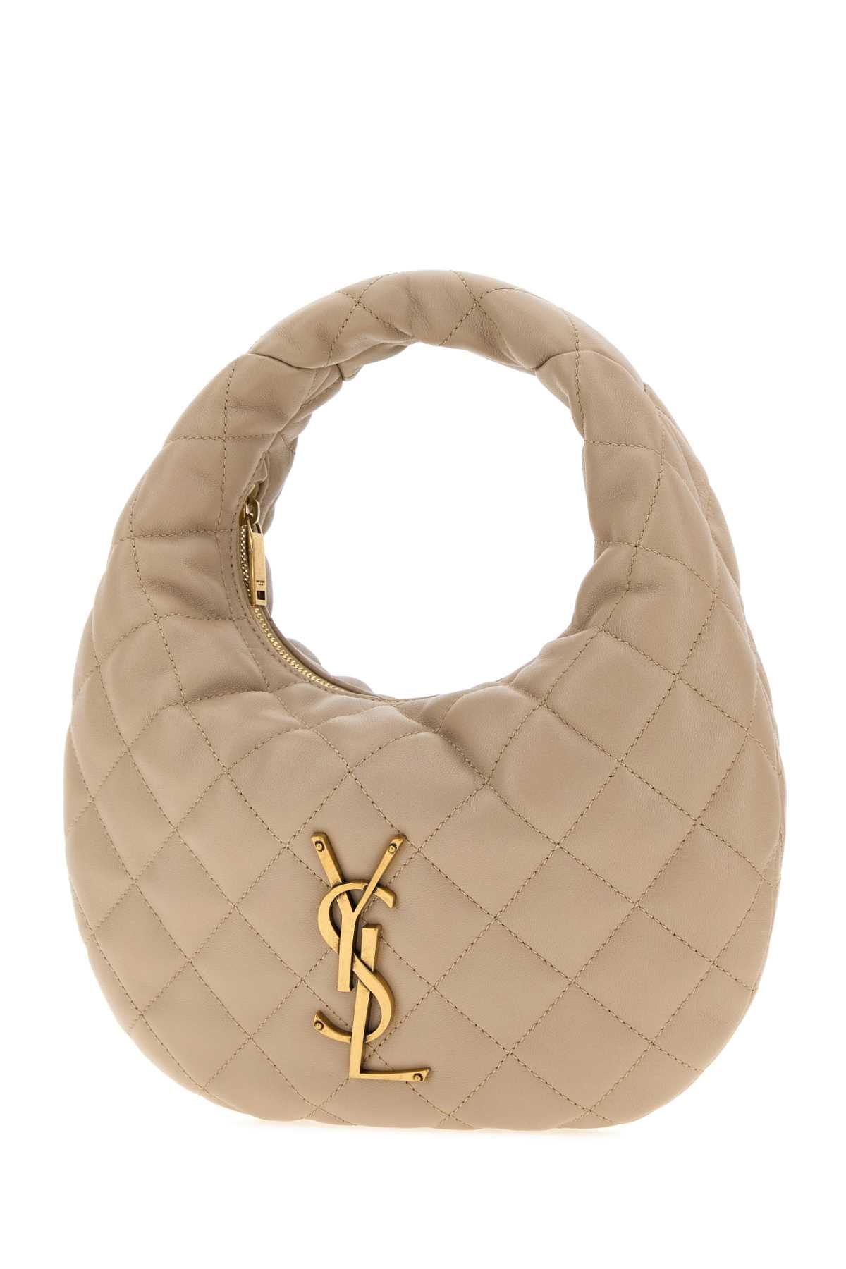 SAINT LAURENT Saint Laurent Women Sand Nappa Leather Icarino Shoulder Bag
