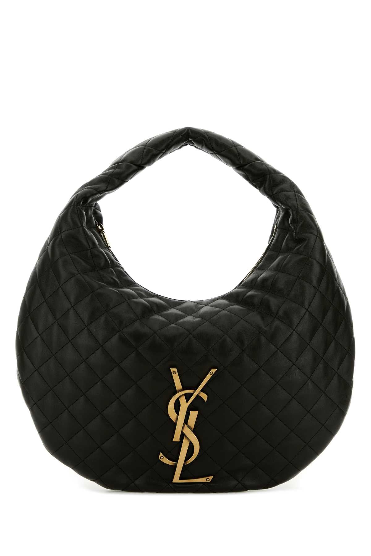 SAINT LAURENT Saint Laurent Women Black Nappa Leather Icare Shoulder Bag