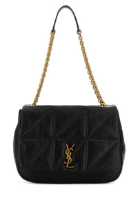 SAINT LAURENT Saint Laurent Women Black Nappa Leather Medium Jamie 4.3 Shoulder Bag