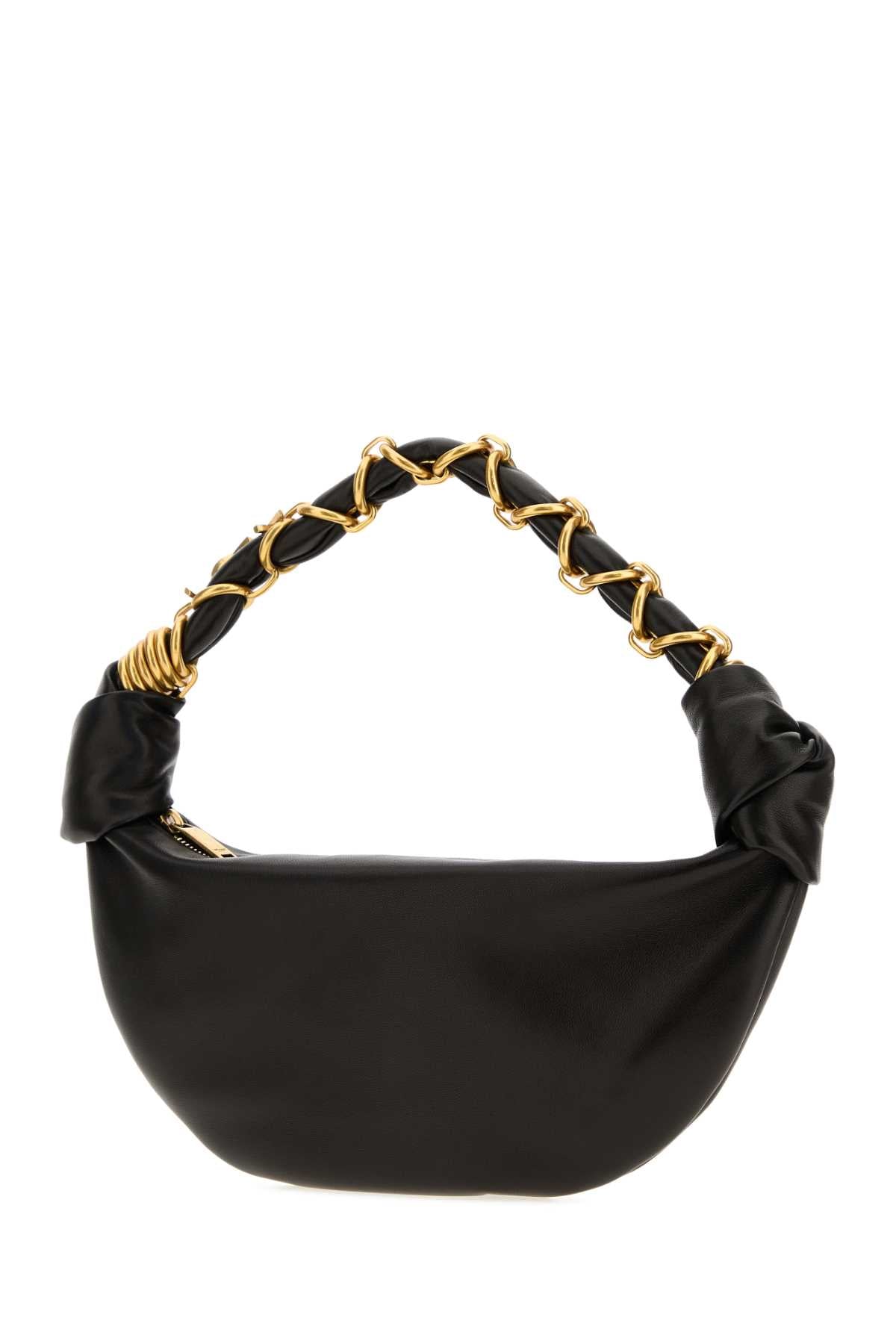Saint Laurent Women Black Leather Mini Amalia Shoulder Bag