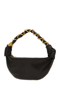 Saint Laurent Women Black Leather Mini Amalia Shoulder Bag