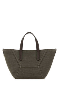 BRUNELLO CUCINELLI Brunello Cucinelli Women Olive Green Fabric Handbag