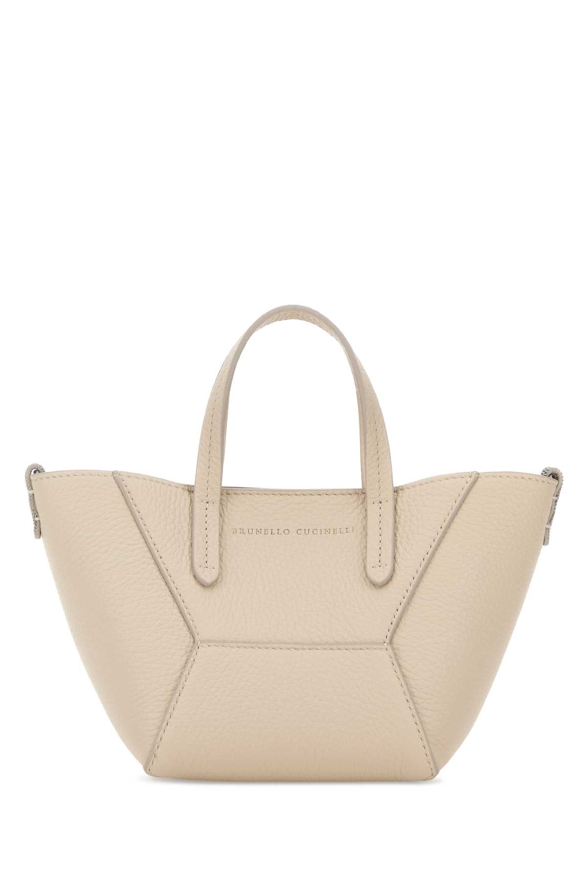 BRUNELLO CUCINELLI Brunello Cucinelli Women Sand Leather Handbag