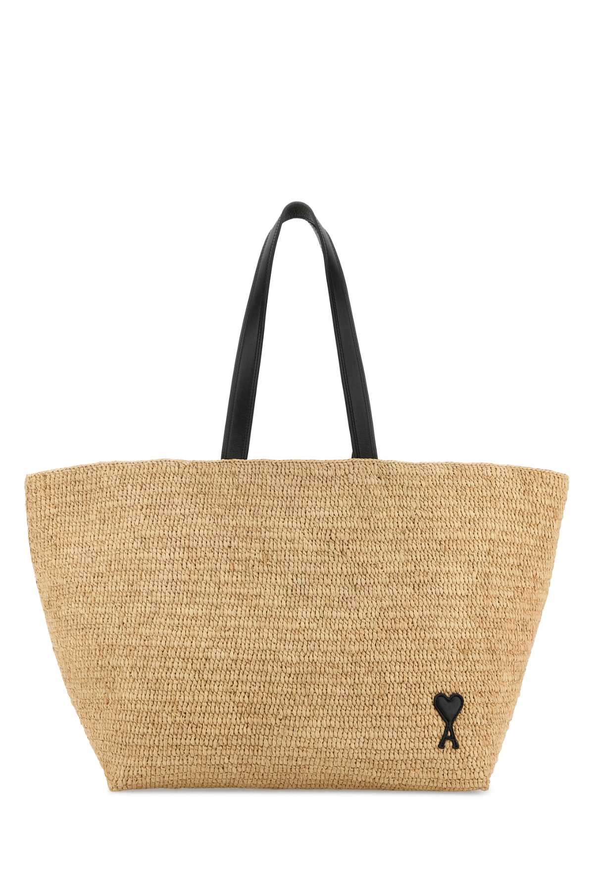 AMI Ami Men Raffia Shopping Bag