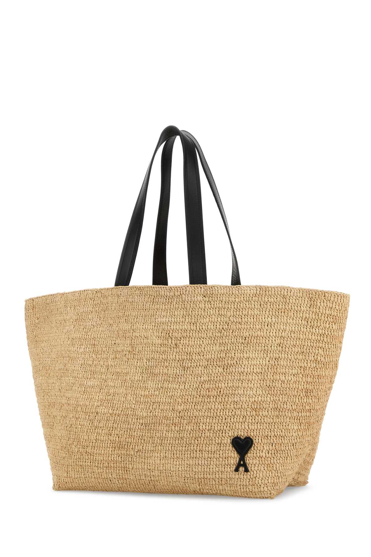 AMI Ami Men Raffia Shopping Bag