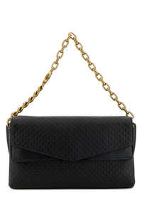 Gucci Women Black Leather Large Shoulder Bag
