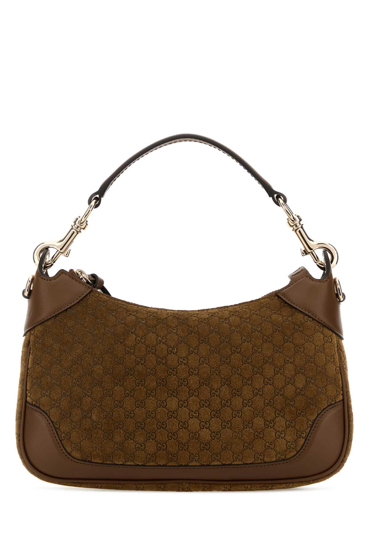 Gucci Women Brown Suede Handbag