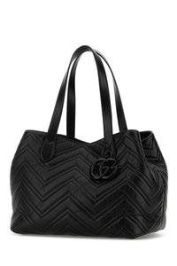 Gucci Women Black Leather Shopping Bag
