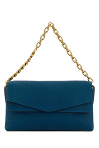 Gucci Women Teal Green Leather Large Shoulder Bag