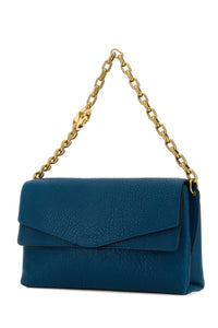 Gucci Women Teal Green Leather Large Shoulder Bag