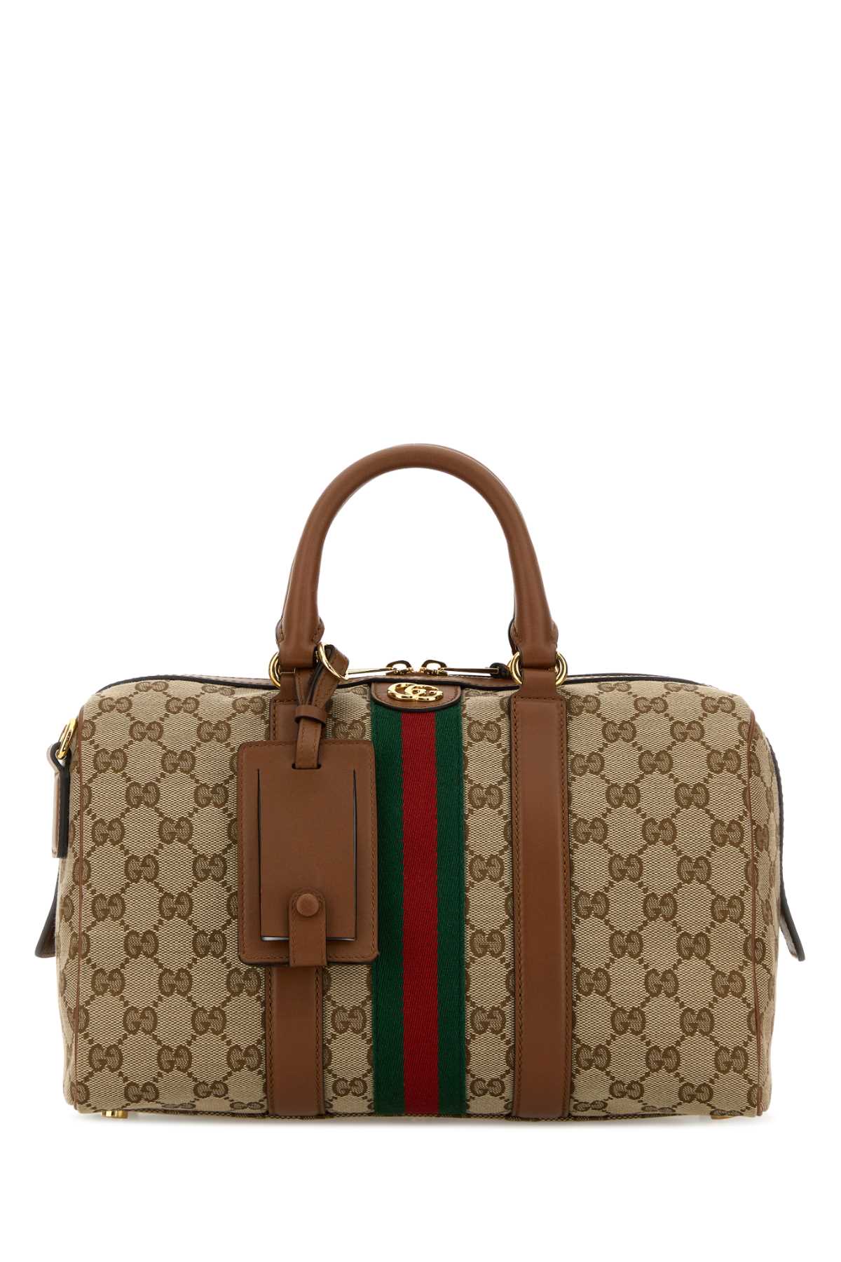 Gucci Women Gg Fabric Medium Ophidia Handbag