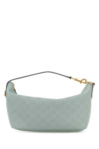 Gucci Women Light Blue Canvas Gucci Vanity Handbag