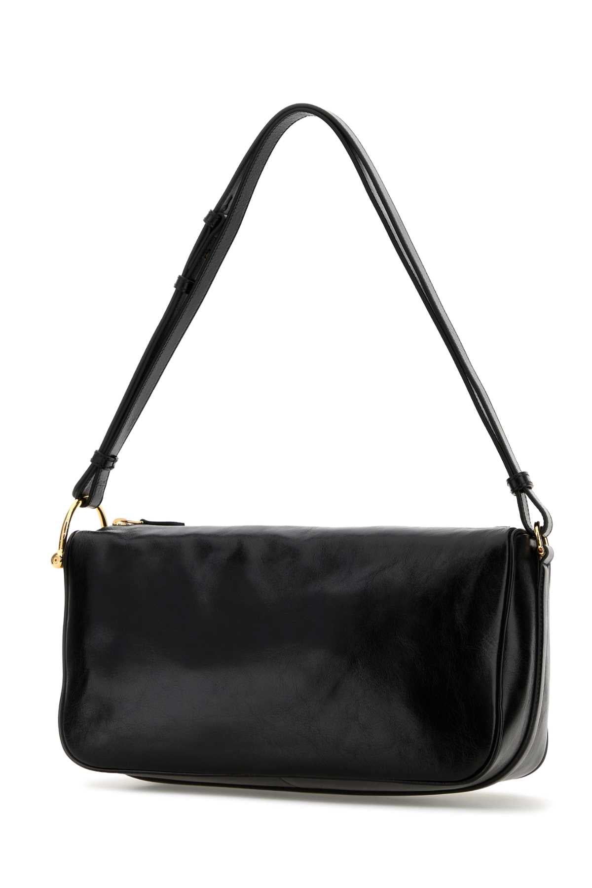 Gucci Women Black Leather Shoulder Bag