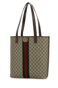 Gucci Men Printed Canvas Medium Ophidia Shopping Bag